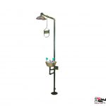 دوش و چشم شوی اضطراری تمام استیل مدل SS 502-450 راهبری دستی