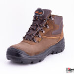 کفش ایمنی مهندسی و کارگری و ساق بلند جیر پاتن مدل مارکو خاکی