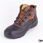 کفش کار ایمنی مهندسی و کارگری چرم و ساق بلند پاتن مدل کیانا