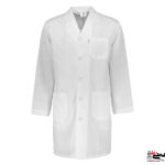 روپوش بلند سفید کار پزشکی سه جیب مردانه - مرجع لباس فرم کار