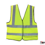 جلیقه ایمنی شبرنگ دار فسفری ترافیکی - مرجع فروش لباس های کار