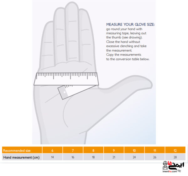 دستکش ایمنی کار عایق برق فشار قوی Regeltex