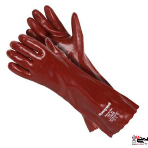 دستکش ضد اسید و مواد شیمیایی هانیول مدل Red Cot R60