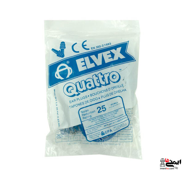 گوشی ایرپلاگ 4 پله و سیلیکونی Elvex مدل Quattro
