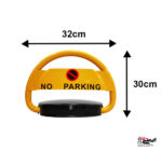 قفل پارکینگ ریموت دار و مکانیزه مدل گرد زرد رنگ