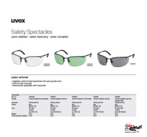 خرید عینک ایمنی یووکس Uvex Winner MT 9159118