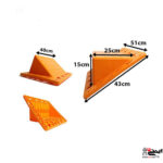 پله موقت پلاستیکی کارگاهی