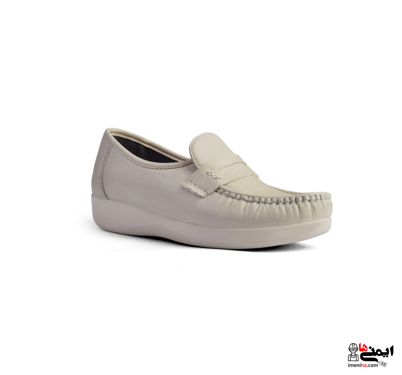 کفش اداری زنانه سفید پای آرا